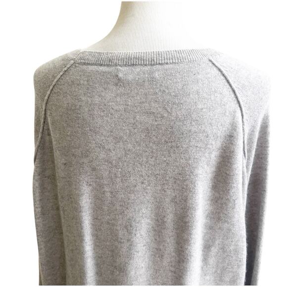 Brodie Cashmere Sweater Crewneck Sunday Funday Gray Neon Size XL Crewneck - Picture 7 of 11
